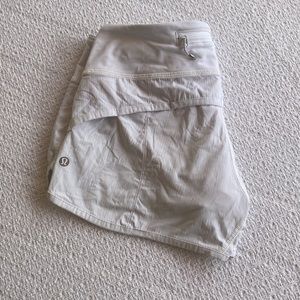 Lululemon white speed up short